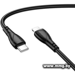 Кабель Borofone BX121 USB Type-С - Lightning (1 м, черный)
