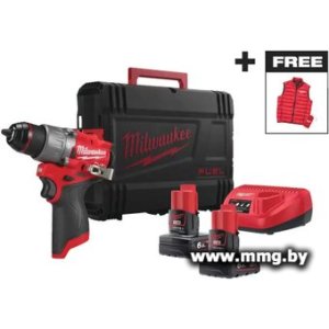 Купить Milwaukee M12 FPD2MC-602X 4933499463 (с 2-мя АКБ, кейс) в Минске, доставка по Беларуси