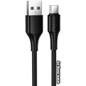 Кабель Hoco X120 USB Type-A - USB Type-C (1 м, черный)