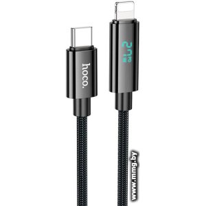 Кабель Hoco U125 USB Type-C - Lightning (1.2 м, черный)