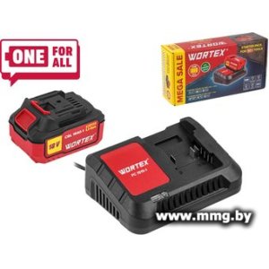 Купить Wortex 1329412 (18В/4.0 Ah + 18В) в Минске, доставка по Беларуси