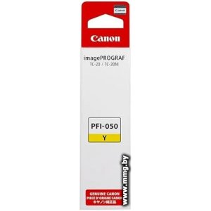 Купить Чернила Canon PFI-050Y Yellow 5701C001 в Минске, доставка по Беларуси