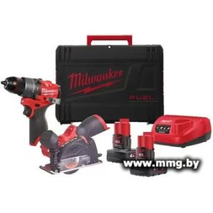 Купить Milwaukee M12 FPP2G2-402X 4933480592 (шуруповерт, циркулярна в Минске, доставка по Беларуси