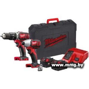 Купить Milwaukee M18 BPP2C-402C 4933443552 (шуруповерт, винтоверт, в Минске, доставка по Беларуси