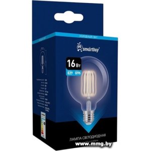 Купить Лампа светодиодная SmartBuy SBL-G95Art-16-65K-E27 в Минске, доставка по Беларуси