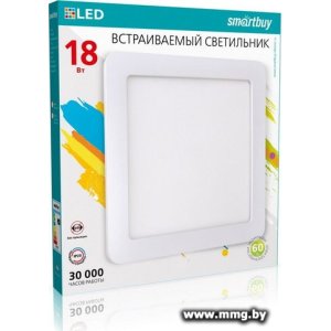 Купить Точечный светильник SmartBuy SBL-DLSq-18-4K в Минске, доставка по Беларуси