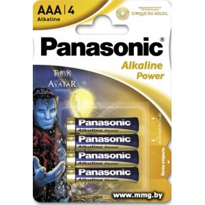 Купить Батарейка Panasonic Alkaline Power AAA 4 шт LR03APB/4BP в Минске, доставка по Беларуси