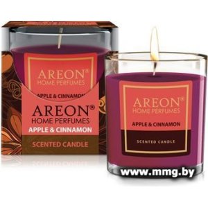Купить Свеча ароматическая Areon Apple&Cinnamon 120г ARE-CR01 в Минске, доставка по Беларуси