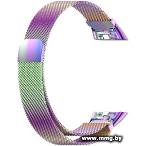 Браслет Rumi Milanese loop металлический для Huawei Band 6 / Honor Band 6 (хамелеон)
