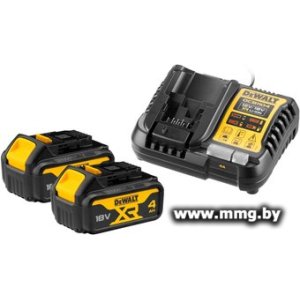 Купить DeWalt DCB1104DCB1104M2-QW (18В/2x4 Ач) в Минске, доставка по Беларуси
