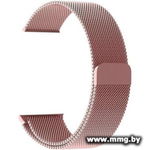 Браслет Rumi Milanese loop металлический 22 мм (розовый)