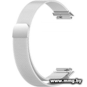 Браслет Rumi Milanese loop металлический для Huawei Band 7 (серебристый)
