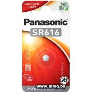 Купить Батарейка Panasonic SR616 SR-616EL/1B (1 шт) в Минске, доставка по Беларуси