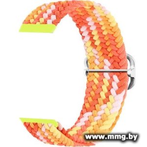 Ремешок Rumi Wick из плетеного нейлона для Huawei Band 7 (цитрусовый микс)