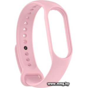 Купить Ремешок Rumi силиконовый для Xiaomi Smart Band 7 (пастельно-розовый) в Минске, доставка по Беларуси