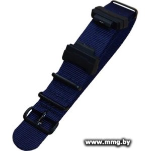 Ремешок Rumi Nato G-Loop нейлоновый для Casio G-Shock GW-6900/DW-5900C/DW-6600 (ночной синий)