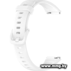 Ремешок Rumi силиконовый для Huawei Band 7 (белый)