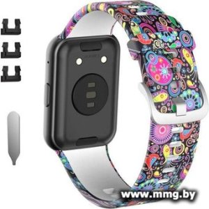Ремешок Rumi силиконовый для Huawei Watch FIT, Watch FIT Elegant (цирк)