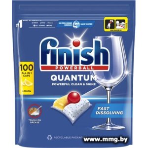 Капсулы для посудомоечной машины Finish Quantum Lemon (100 шт)