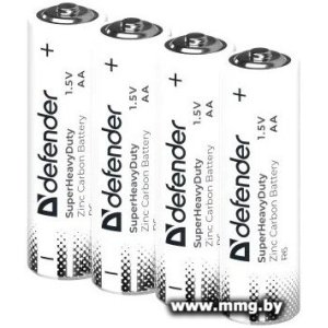 Купить Батарейка Defender AA LR6-4S 4 шт (56036) в Минске, доставка по Беларуси