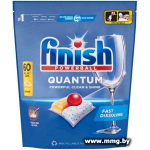 Капсулы для посудомоечной машины Finish Powerball Quantum All in 1 Lemon (60 шт)