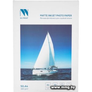 Фотобумага NV Print Матовое A4 160 г/м2 50 л NVP-160MA4S50