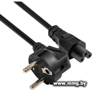Кабель ExeGate PC5-0.75S-Schuko - C5/3x0.75 (0.75 м, черный) EX297818RUS