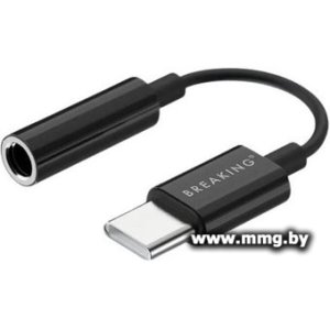 Адаптер Breaking 24560 USB Type-C - 3.5 Jack (черный)