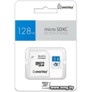 Купить SmartBuy 128GB microSDXC SB128GMSDU1BLUE01 в Минске, доставка по Беларуси