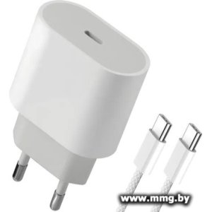 Зарядное устройство Defender UPA-121 USB Type-C (белый) (83222)