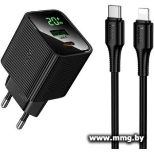 Купить Зарядное устройство Hoco CS83A Lightning (черный) в Минске, доставка по Беларуси