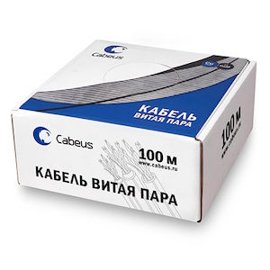 Купить Кабель Cabeus UTP-4P-CAT.6-SOLID-LSZH-WH-100 (100 м, белый) в Минске, доставка по Беларуси