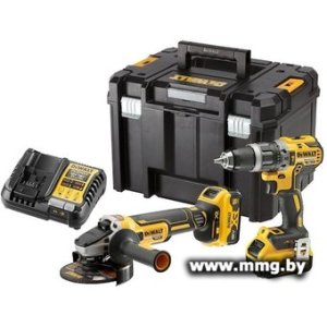 Купить DeWalt DCK2080P2T (шуруповерт, болгарка, 2 АКБ, кейс) в Минске, доставка по Беларуси
