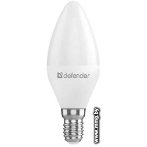 Лампа светодиодная Defender C37-10W-830-E14 (95113)