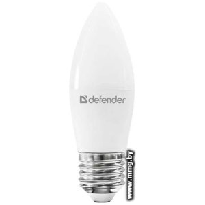 Лампа светодиодная Defender C37-12W-865-E27 (95135)