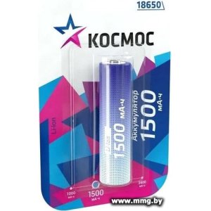 Купить Аккумулятор КОСМОС KOC18650Li-ion15UBL1 в Минске, доставка по Беларуси