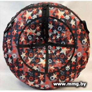 Тюбинг Emi Filini Design Lux 100 см (фабрика звезд, красный)