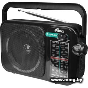 Купить Радиоприемник Ritmix RPR-303 (чёрный) в Минске, доставка по Беларуси