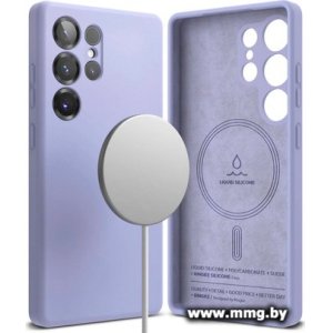Купить Чехол RINGKE SILICONE MAGNETIC для Galaxy S25 Ultra LAVENDER в Минске, доставка по Беларуси