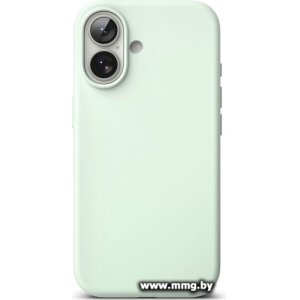 Купить Чехол Ringke Silicone Magnetic для iPhone 17 (Soft Mint) в Минске, доставка по Беларуси