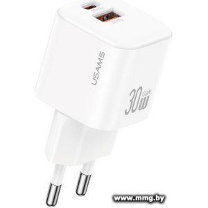 Купить Зарядное устройство Usams CC263 30W GaN (белый) (CC263TC02) в Минске, доставка по Беларуси