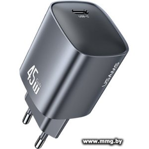 Купить Зарядное устройство Usams CC323 T66 45W GaN (черный) (CC323TC01) в Минске, доставка по Беларуси