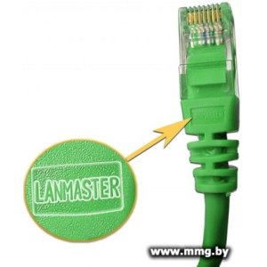 Купить Кабель Lanmaster LAN-PC45/U5E-5.0-GN в Минске, доставка по Беларуси