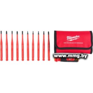 Купить Набор отвертка с битами Milwaukee 4932493657 (11 предметов) в Минске, доставка по Беларуси