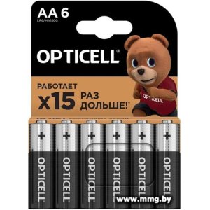 Купить Батарейка Opticell Basic AA (6 шт) 6051006 в Минске, доставка по Беларуси