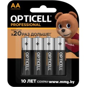 Купить Батарейка Opticell Professional AA AA (4 шт) 5052001 в Минске, доставка по Беларуси