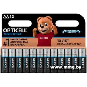 Купить Батарейка Opticell Turbo Max AA (12 шт) 6053009 в Минске, доставка по Беларуси