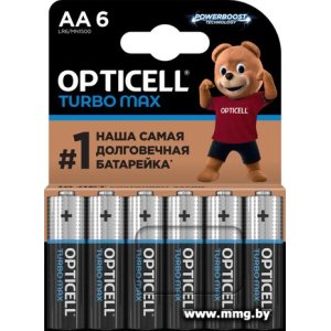 Купить Батарейка Opticell Turbo Max AA (6 шт) 6053005 в Минске, доставка по Беларуси
