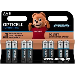 Купить Батарейка Opticell Turbo Max AA (8 шт) 6053007 в Минске, доставка по Беларуси