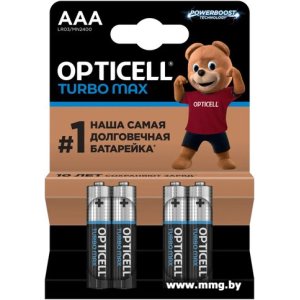 Батарейка Opticell Turbo Max AAA (4 шт) LR03/MN2400 (6053004)